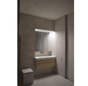 Диффузор под покраску скрытого монтажа SECRET SOFT FRAME 125/150 с приточно-вытяжным вентилятором